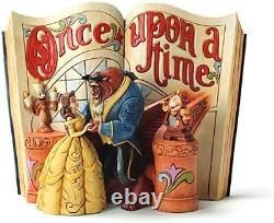 Tradition Disney Jim Shore Figurine de La Belle et la Bête en forme de livre 6 pouces