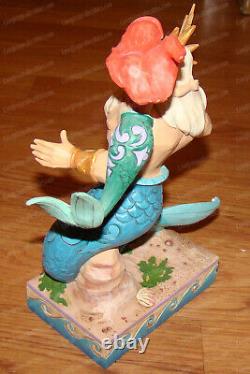 Tradition Disney, Jim Shore PAPA'S LITTLE PRINCESS (4059730) Ariel, le Roi Triton
