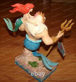 Tradition Disney, Jim Shore PETITE PRINCESSE DE PAPA (4059730) Ariel, Roi Triton