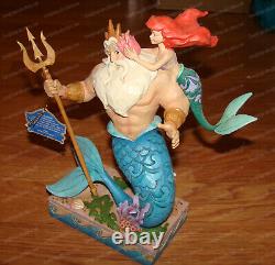 Tradition Disney, Jim Shore PETITE PRINCESSE DE PAPA (4059730) Ariel, Roi Triton