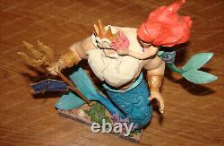Tradition Disney, Jim Shore PETITE PRINCESSE DE PAPA (4059730) Ariel, Roi Triton