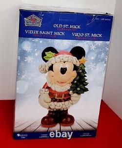 Traditions Disney 17 Vieux St Mick Jim Shore Décorations de Noël Mickey Mouse Vacances