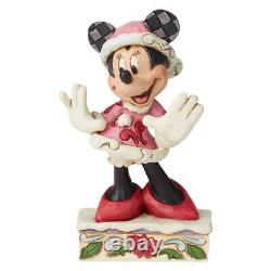 Traditions Disney Figurine Enesco Minnie Noël Merveilleux JIM SHORE Figure