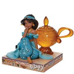 Traditions Disney Jasmine & Genie Lamp Aladdin Figurine Figure Enesco JIM SHORE