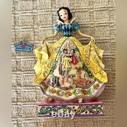 Traditions Disney Jim Shore Collection Showcase Blanche Neige Figurine d'Art Populaire