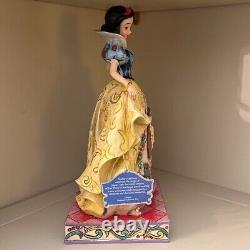 Traditions Disney Jim Shore Collection Showcase Blanche Neige Figurine d'Art Populaire