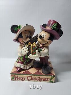 Traditions Disney Jim Shore Enesco Mickey et Minnie Mouse de l'époque victorienne #4041807