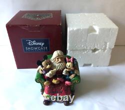 Traditions Disney Jim Shore SOUHAITS DE NOËL Figurine de Santa Mickey Minnie Mouse