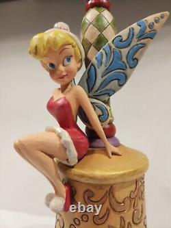 Traditions Disney Jim Shore Tinker Bell JINGLE Figurine 10 ENESCO Noël