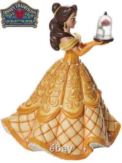 Traditions Disney La Belle et la Bête Belle Statue de la Rose Rare Deluxe Nouvelle