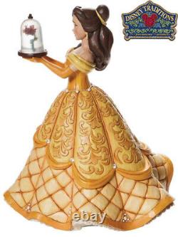 Traditions Disney La Belle et la Bête Belle Statue de la Rose Rare Deluxe Nouvelle