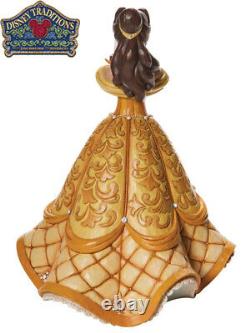 Traditions Disney La Belle et la Bête Belle Statue de la Rose Rare Deluxe Nouvelle