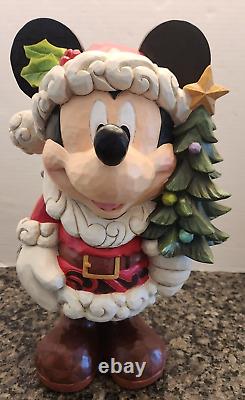 Traditions Disney Vieux St Mick Santa Mickey Mouse Arbre de Noël Jim Shore Enesco