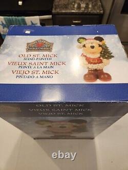 Traditions Disney Vieux St Mick Santa Mickey Mouse Arbre de Noël Jim Shore Enesco