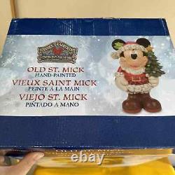 Traditions Disney de Costco Jim Shore 17 pouces Mickey Vieux St. Mick Noël Enesco