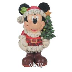 Traditions Disney de Costco Jim Shore 17 pouces Mickey Vieux St. Mick Noël Enesco