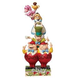 Traditions Disney par Jim Shore Alice au pays des merveilles Figurine de personnages empilés