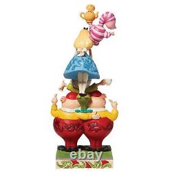 Traditions Disney par Jim Shore Alice au pays des merveilles Figurine de personnages empilés