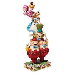 Traditions Disney par Jim Shore Alice au pays des merveilles Figurine de personnages empilés