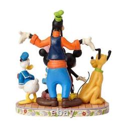 Traditions Disney par Jim Shore Fab Five La Bande est ici Figurine, 8.750, M