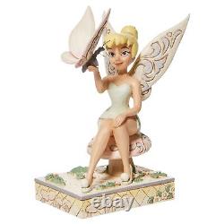 Traditions Disney par Jim Shore Figurine Blanche en Bois Peter Pan Tinkerbell de la Forêt Enchantée