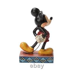 Traditions Disney par Jim Shore Figurine en résine de Mickey Mouse en pose de personnalité