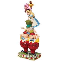 Traditions Disney par Jim Shore Figurines Empilées d'Alice au Pays des Merveilles