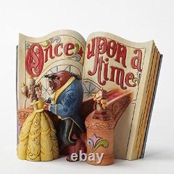 Traditions Disney par Jim Shore La Belle et la Bête Livre en Résine de Pierre