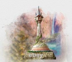 Traditions Disney par Jim Shore Tangled Rapunzel Tower Masterpiece Figurine, 1