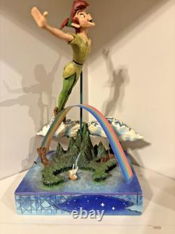Vitrine Walt Disney Enesco Jim Shore Peter Pan s’envole vers les étoiles figurine