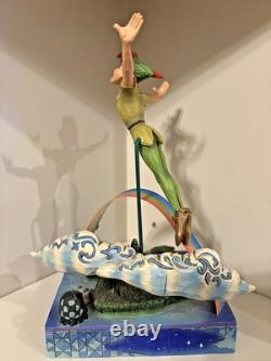 Vitrine Walt Disney Enesco Jim Shore Peter Pan s’envole vers les étoiles figurine