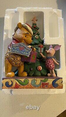 Walt Disney Showcase Un Cadeau De Noël D'amitié Pooh & Piglet Jim Shore